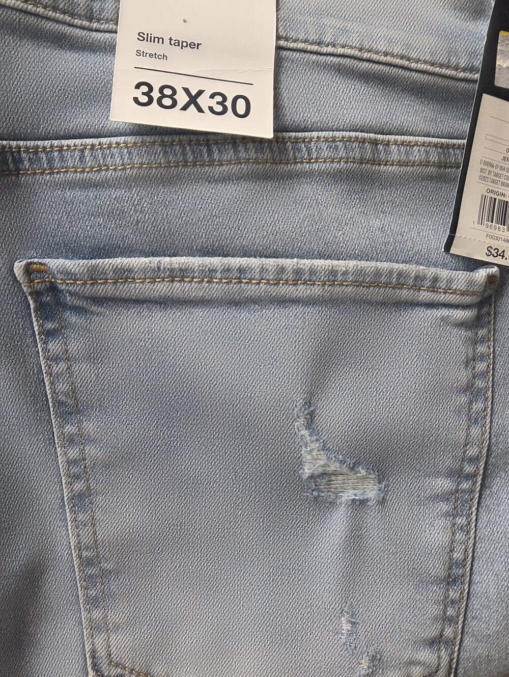 NWT Original Use Slim Taper Light Blue Men’s Jeans multiple sizes - Picture 2 of 12